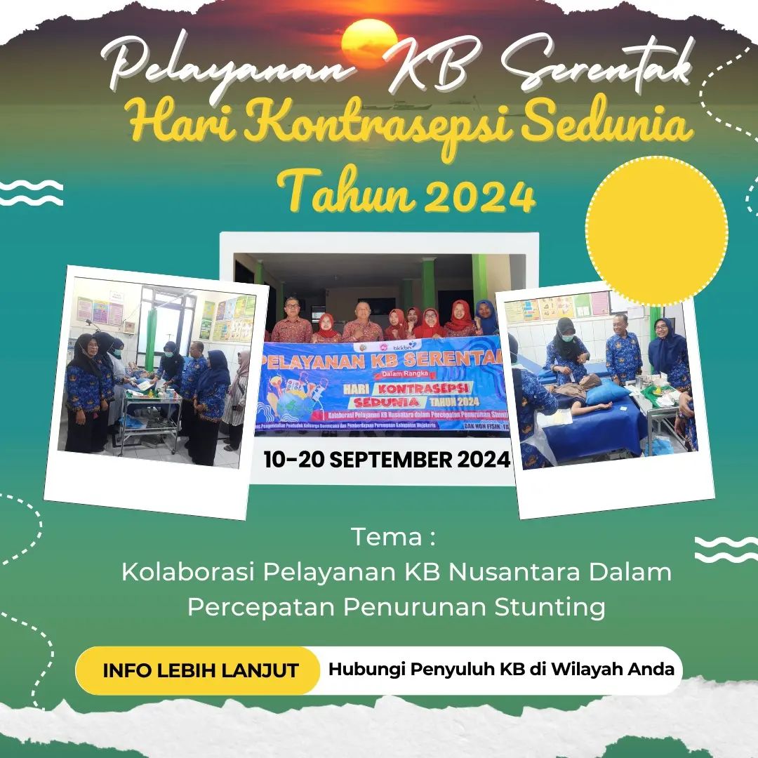 Pelayanan KB Serentak dalam rangka Hari Kontrasepsi Sedunia Tahun 2024