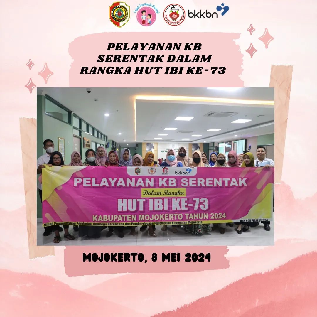 PELAYANAN KB SERENTAK DALAM RANGKA HUT IBI KE 73 TAHUN 2024