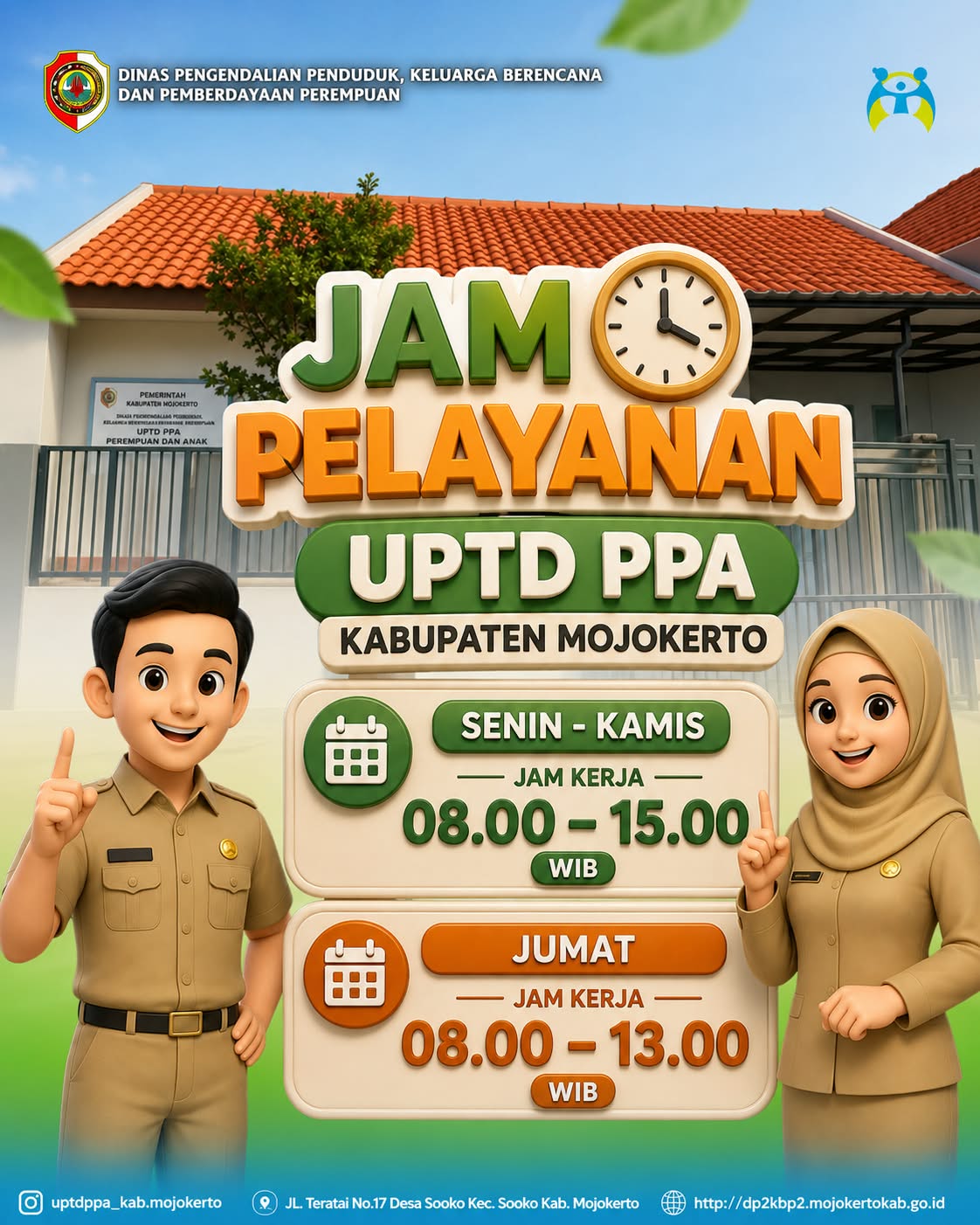 JAM PELAYANAN UPTD PPA